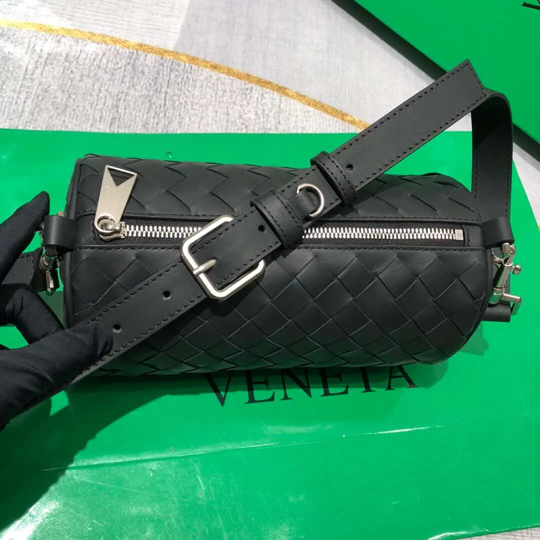 Bottega Veneta Mini Intrecciato Barrel Black / - Image 3