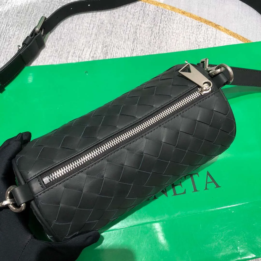 Bottega Veneta Mini Intrecciato Barrel Black / - Image 5