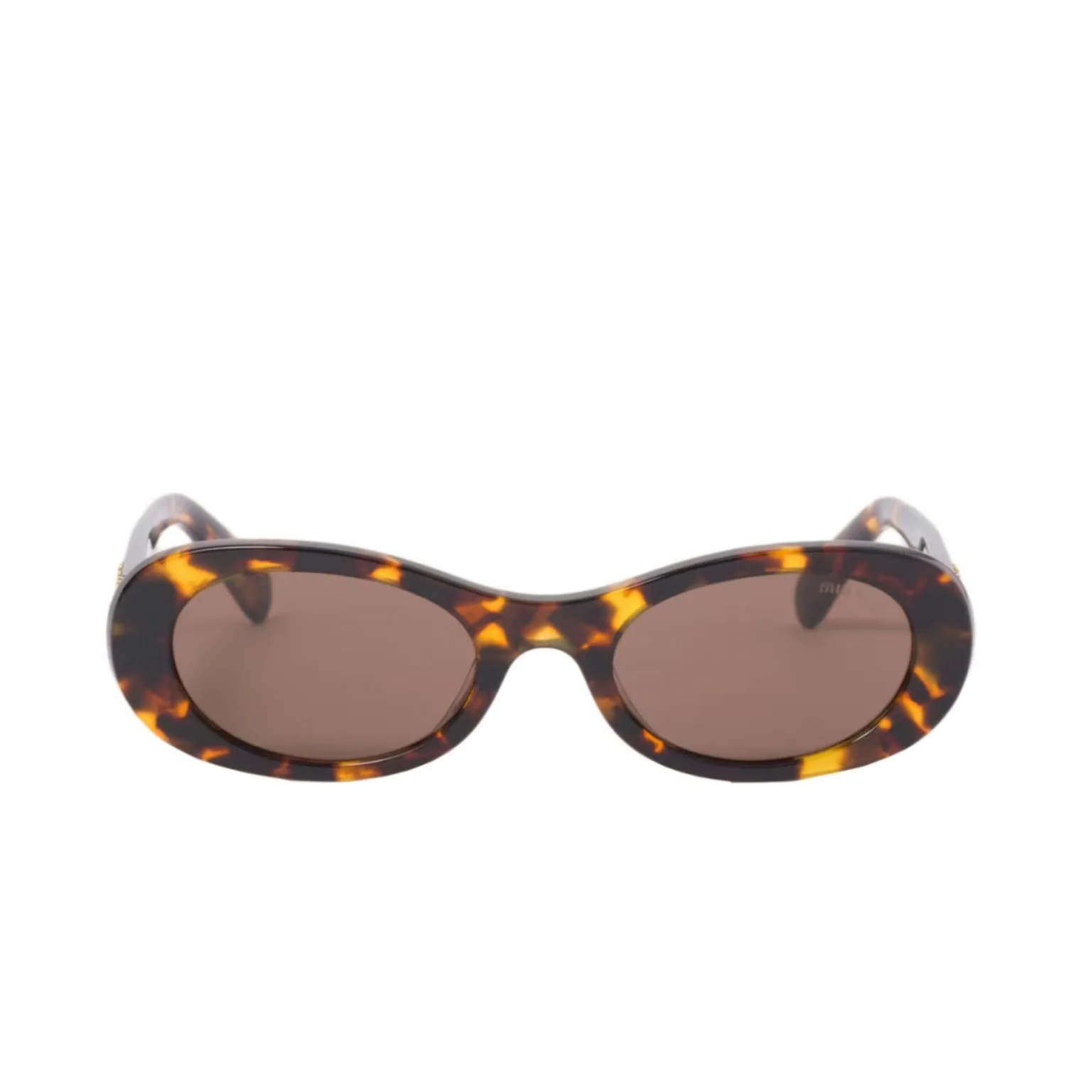 Alternative view of Miu Miu Oval Classes Tortoiseshell Sunglasses