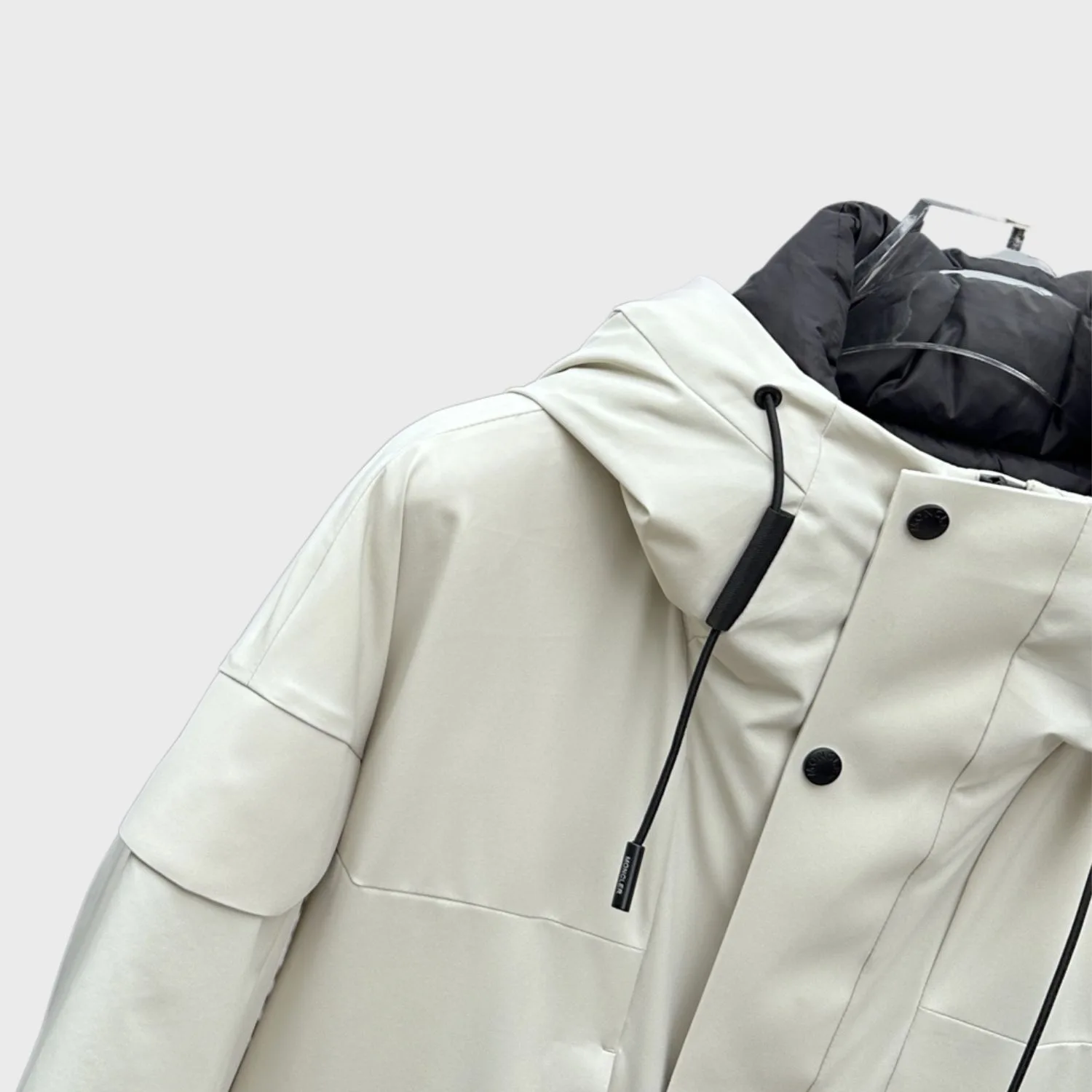 Moncler Technical Hooded Jacket White - Image 5
