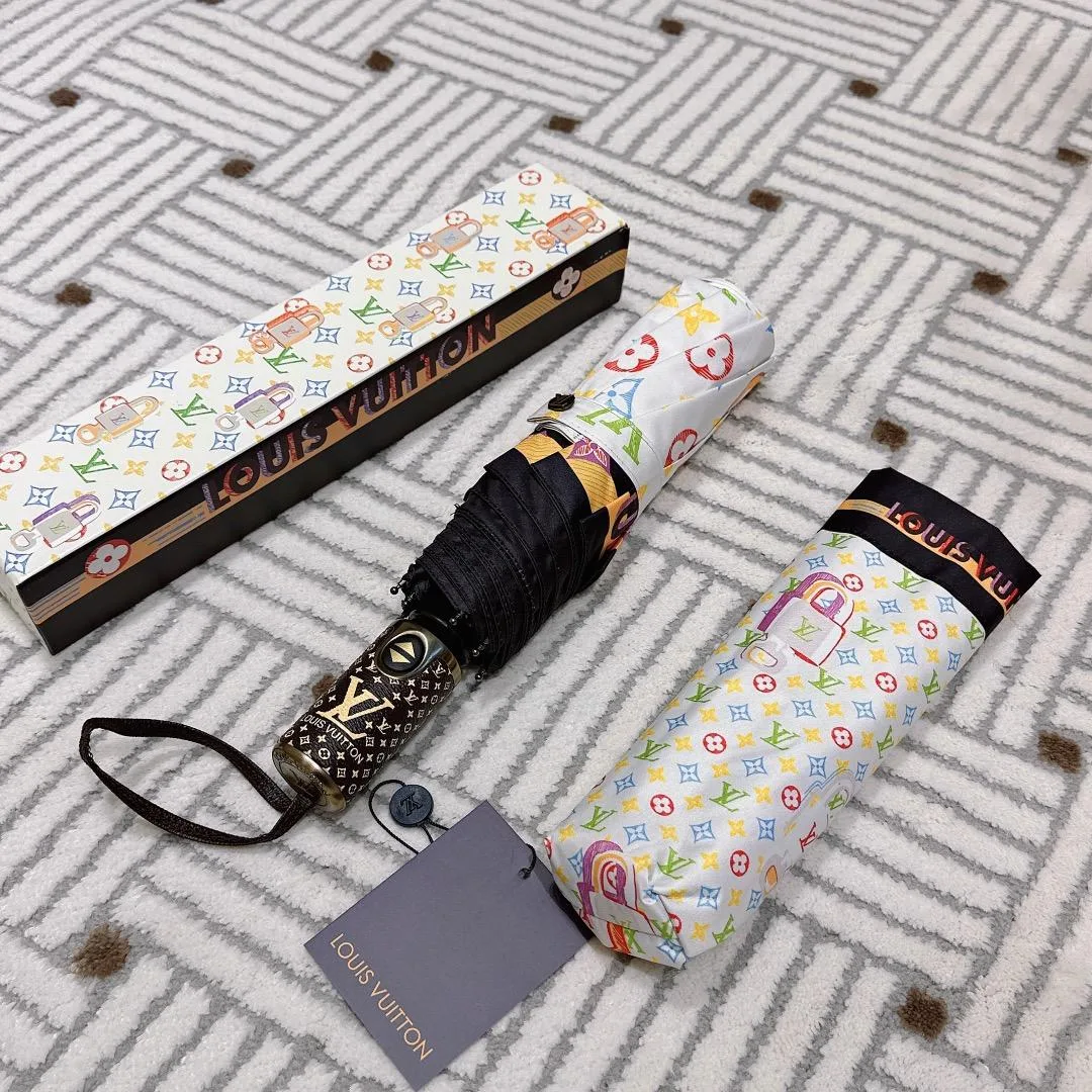 Louis Vuitton Monogram Printed Umbrella White - Image 7