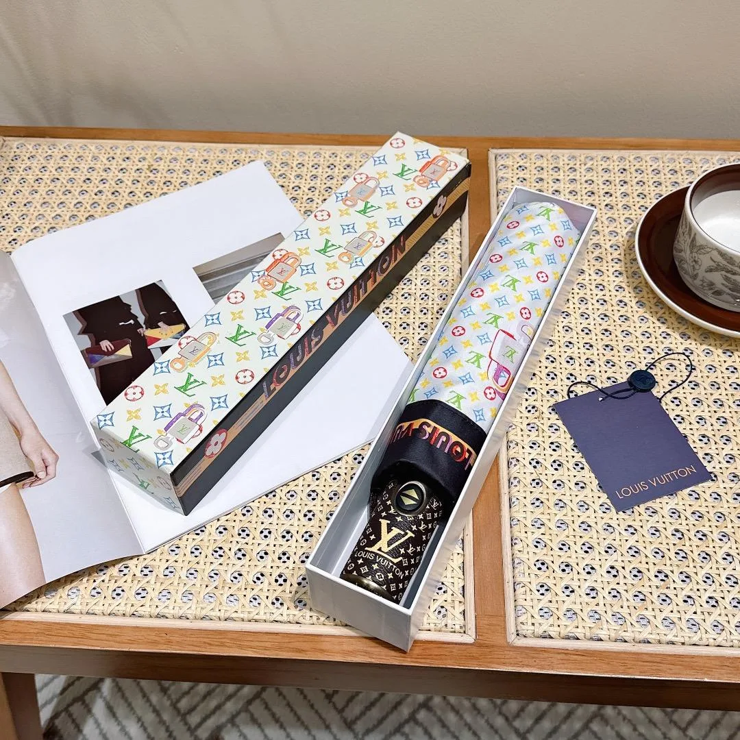 Louis Vuitton Monogram Printed Umbrella White - Image 6
