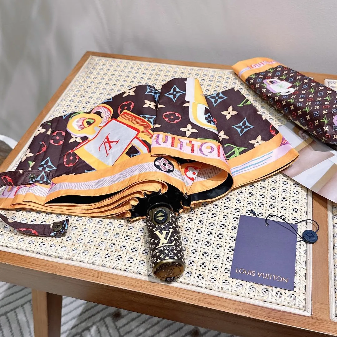 Louis Vuitton Monogram Printed Umbrella Brown - Image 3
