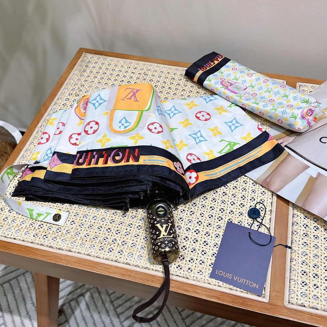 Louis Vuitton Monogram Printed Umbrella White - Image 3