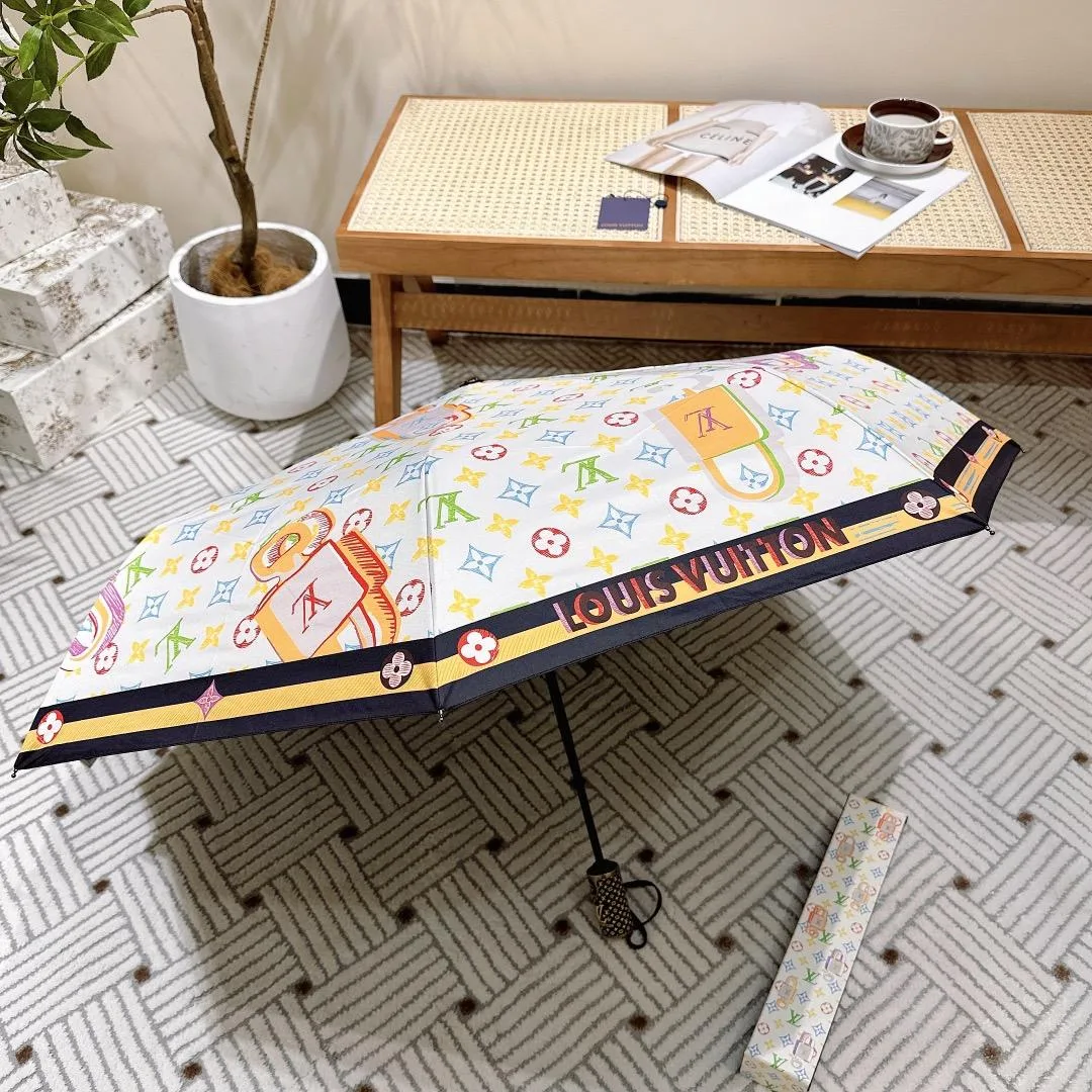 Alternative view of Louis Vuitton Monogram Printed Umbrella White