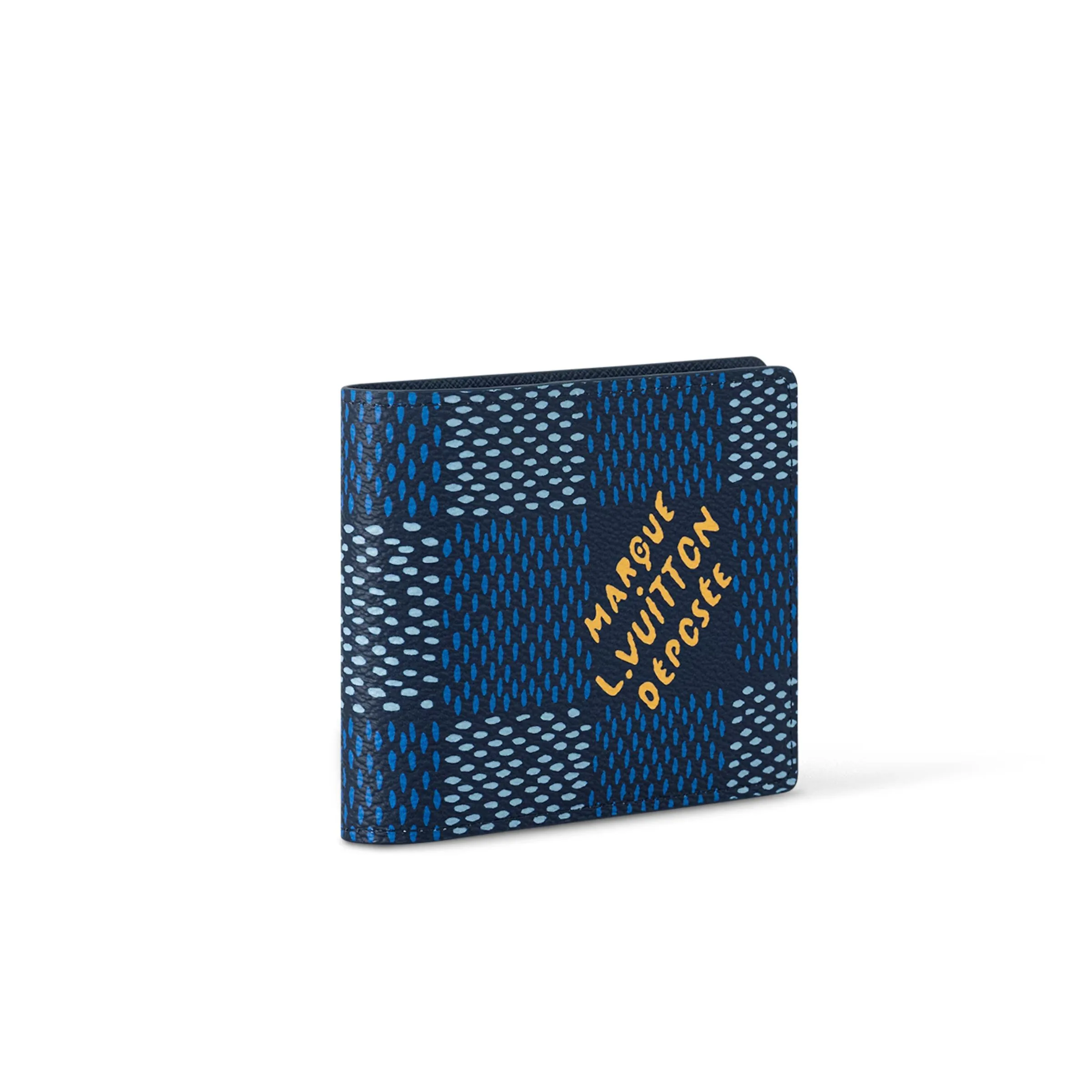 Louis Vuitton Multiple Wallet Blue 4.5 Inches/ - Image 3