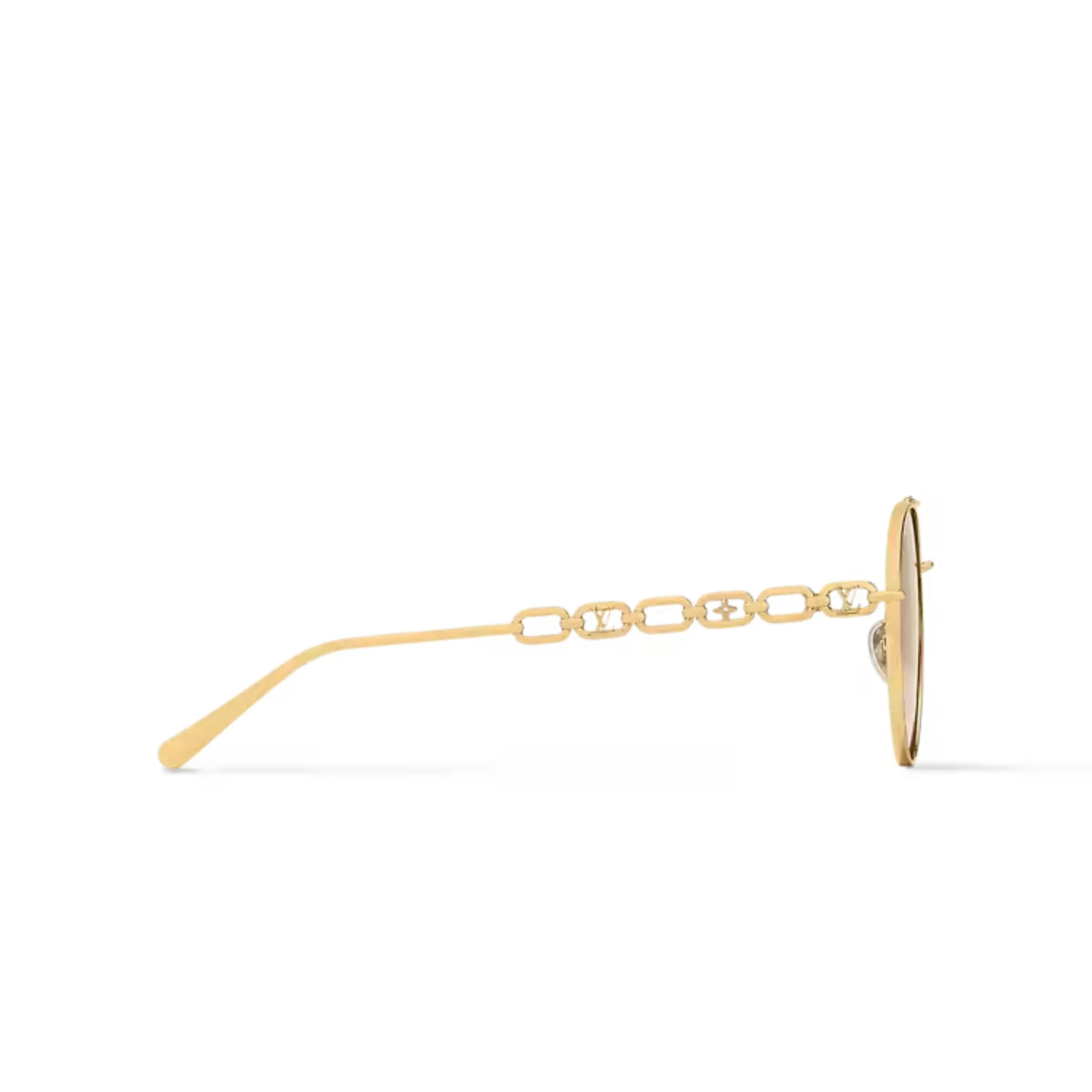 Louis Vuitton My LV Chain Pilot Sunglasses Gold - Image 3