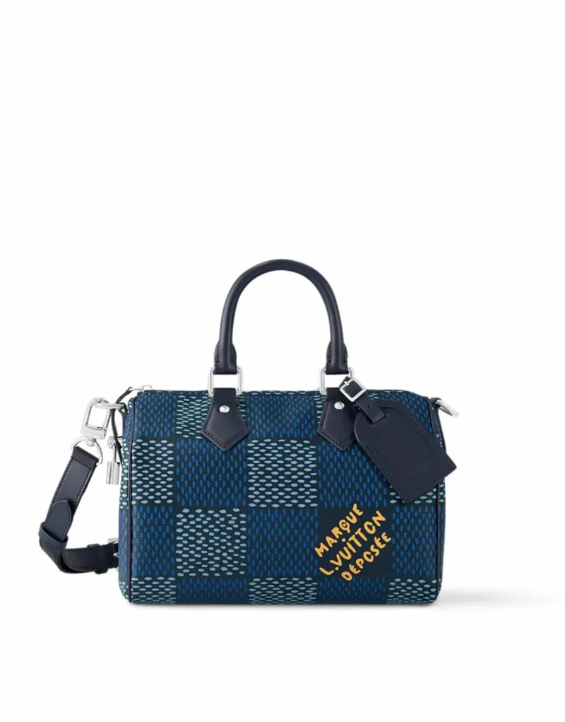 Louis Vuitton Speedy 18 Bandoulière Denim / - Image 5