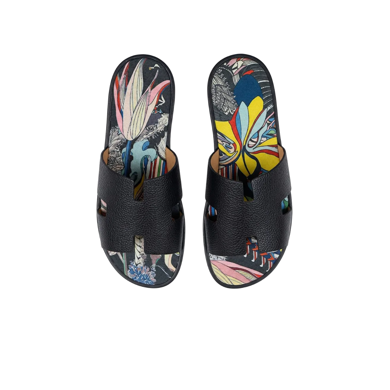 Hermes Izmir Sandals Black/ Multicolor