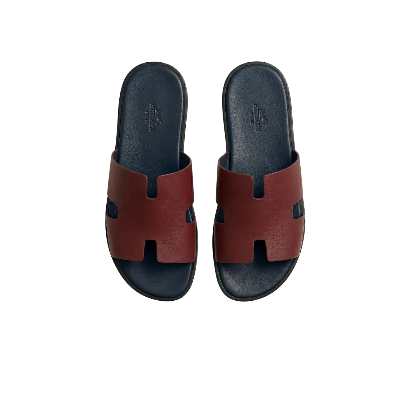 Hermes Izmir Sandals Purple/ Dark Blue
