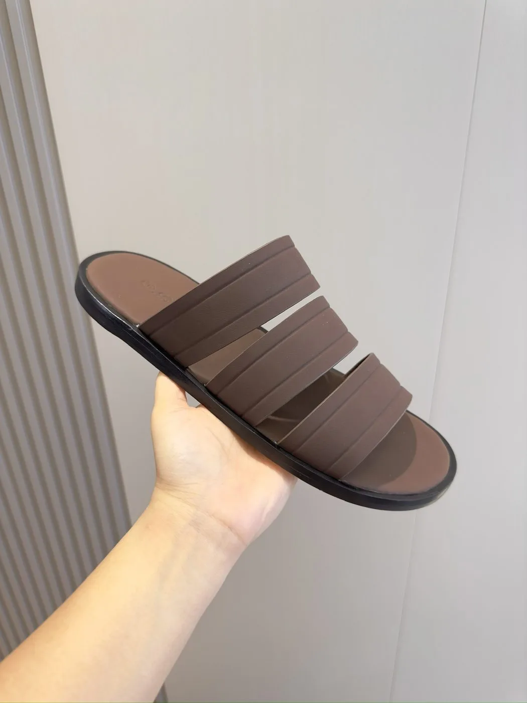 Alternative view of Loro Piana Naha Sandal Dark Brown