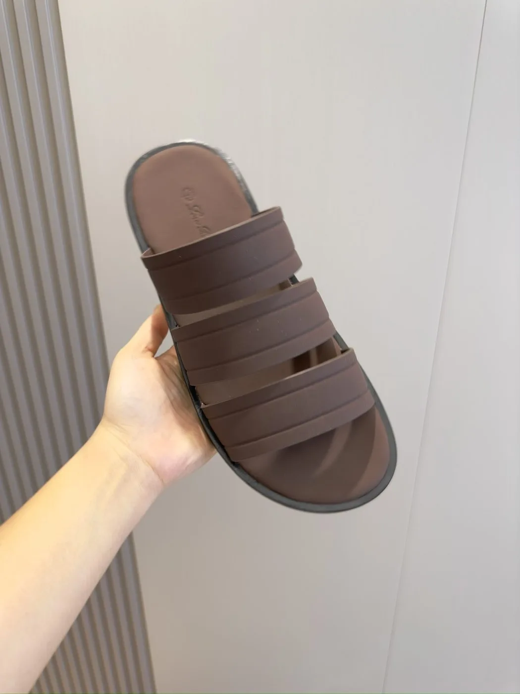 Loro Piana Naha Sandal Dark Brown - Image 3