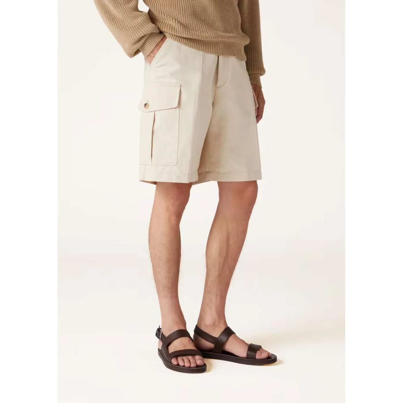 Loro Piana Nama Sandal Dark Brown - Image 5