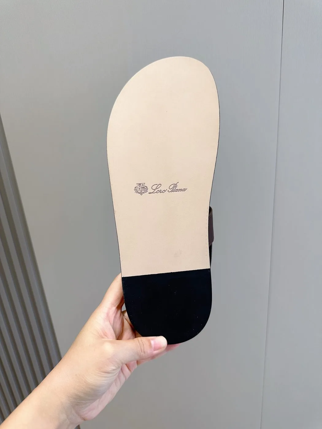 Alternative view of Loro Piana Nama Sandal Dark Brown
