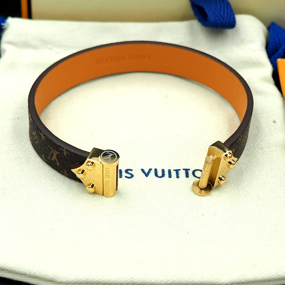 Alternative view of Louis Vuitton Nano Monogram Bracelet Brown