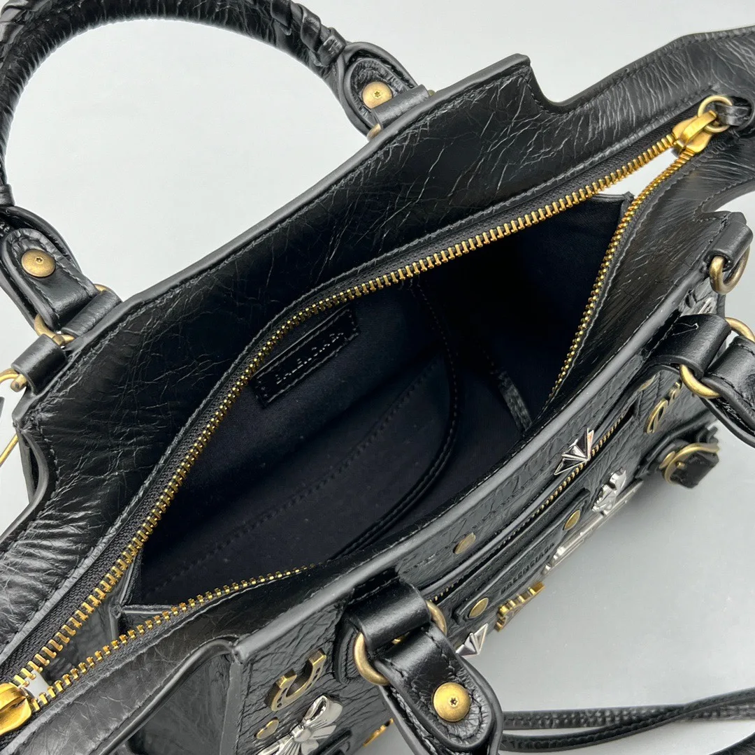 Balenciaga Neo Cagole XS Handbag Black / - Image 3