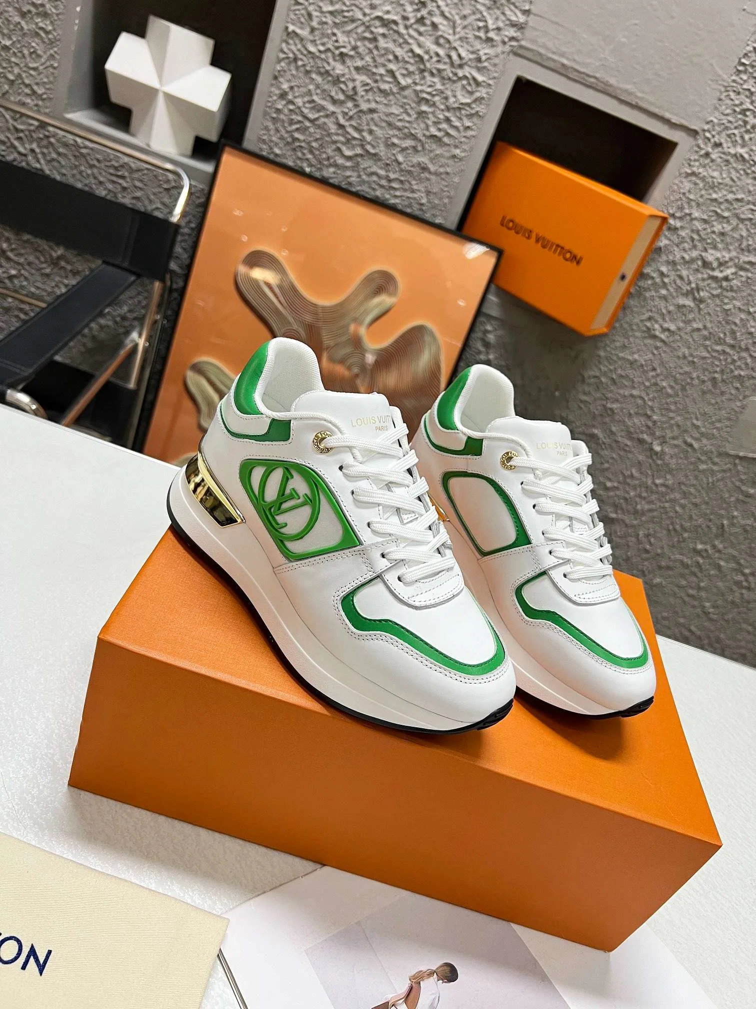 Alternative view of Louis Vuitton Neo Run Away Sneaker White
