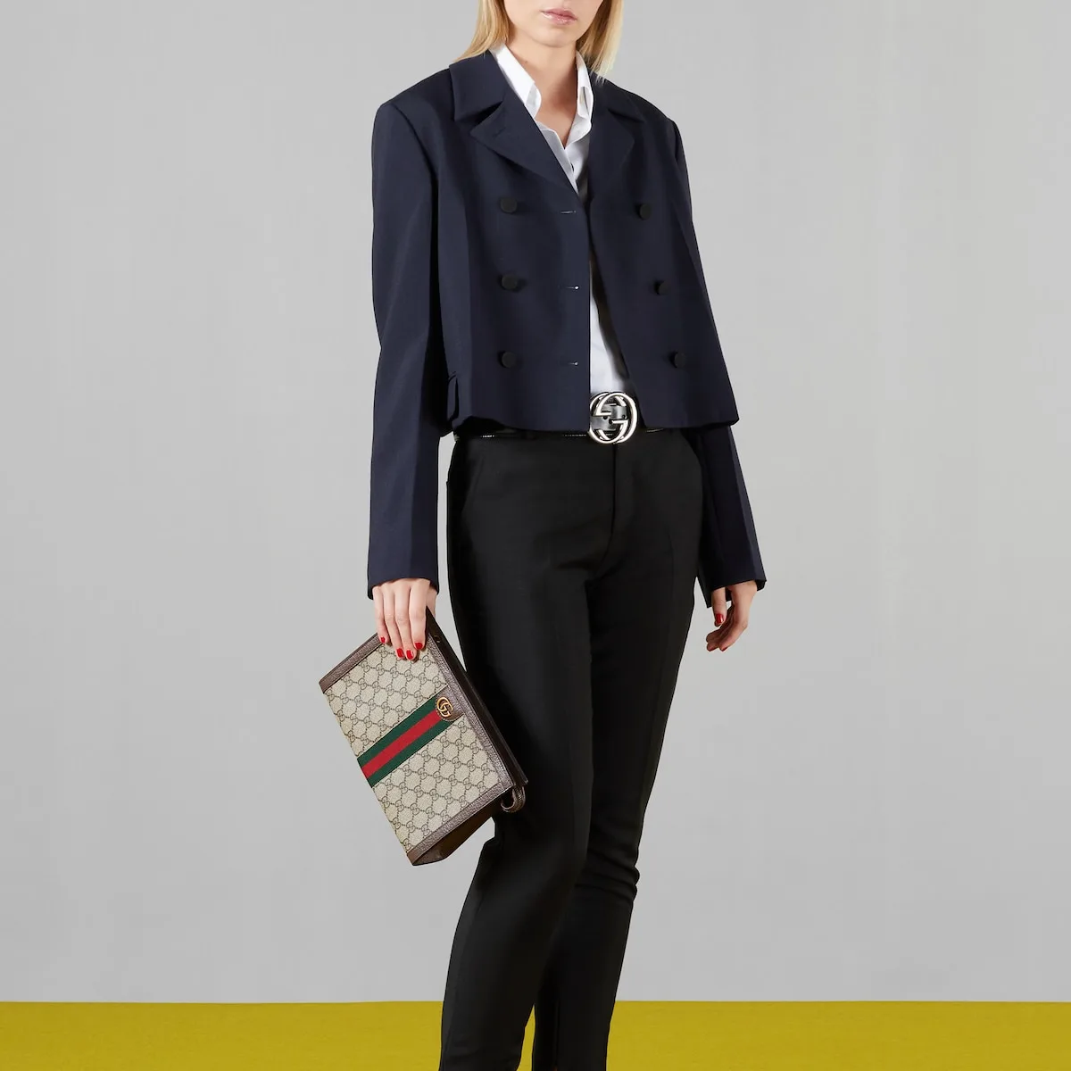 Alternative view of Gucci Ophidia GG Pouch Beige /