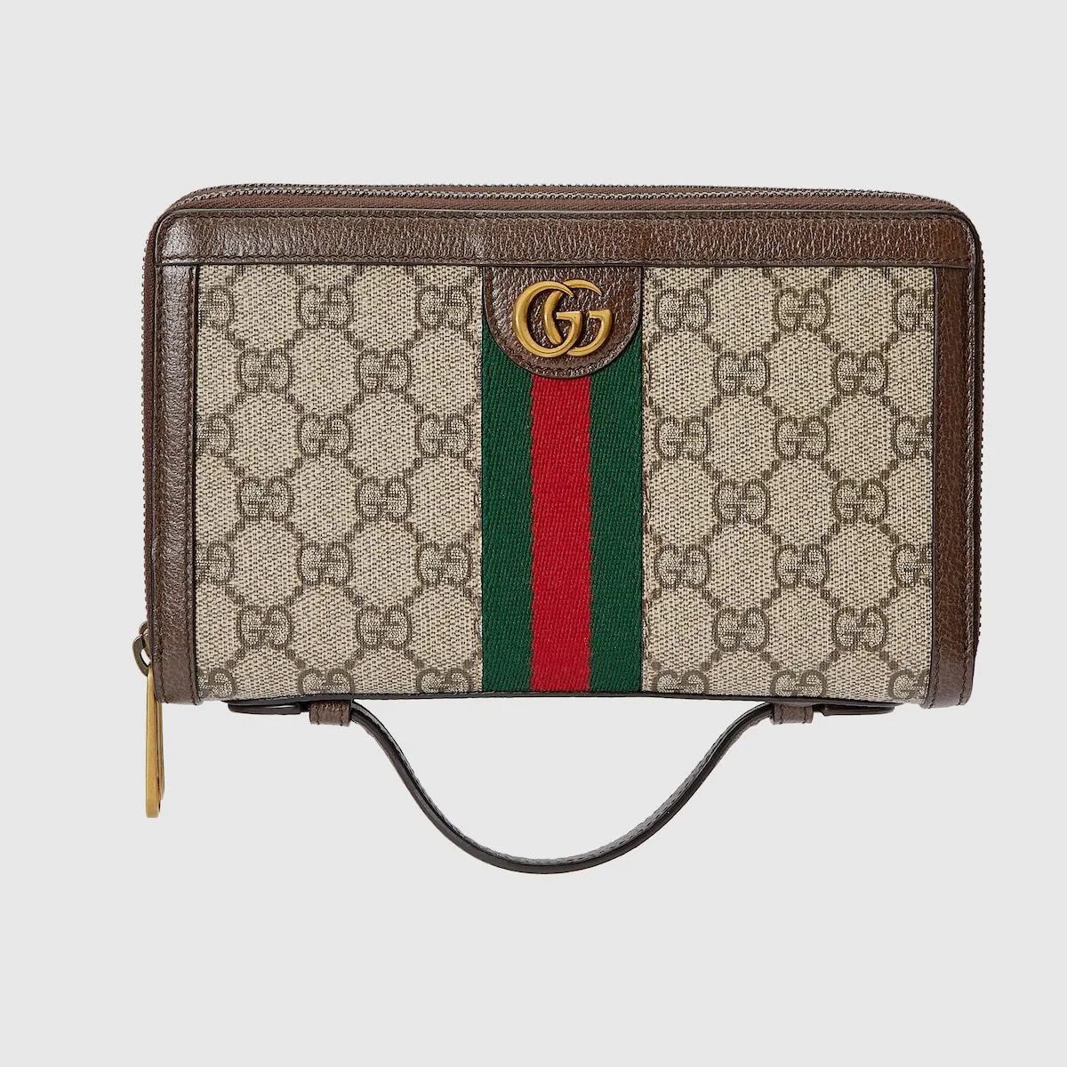 Gucci Ophidia Travel Case Clutch & Pouch / Beige Gold Hardware - Image 6