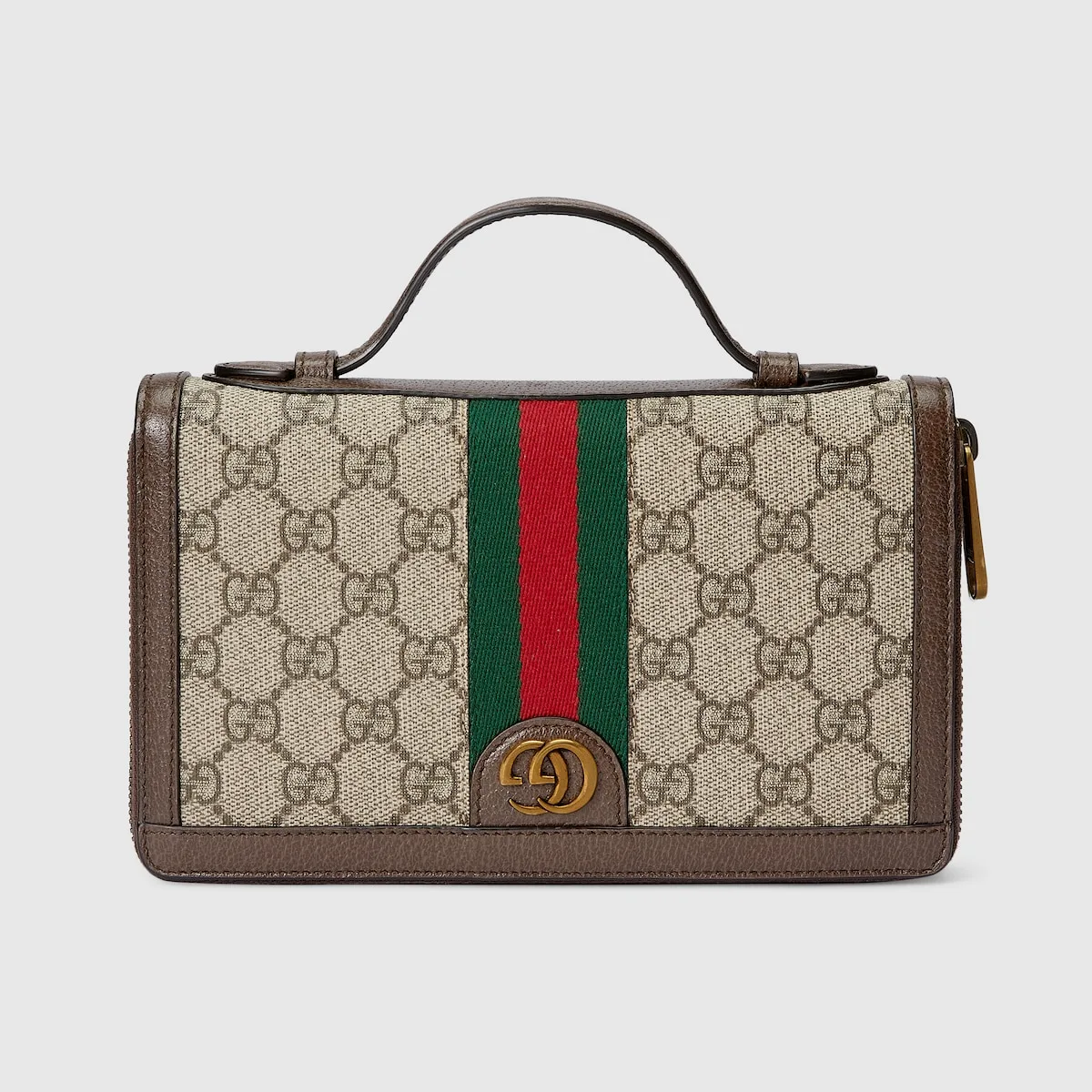 Gucci Ophidia Travel Case Clutch & Pouch / Beige Gold Hardware - Image 7