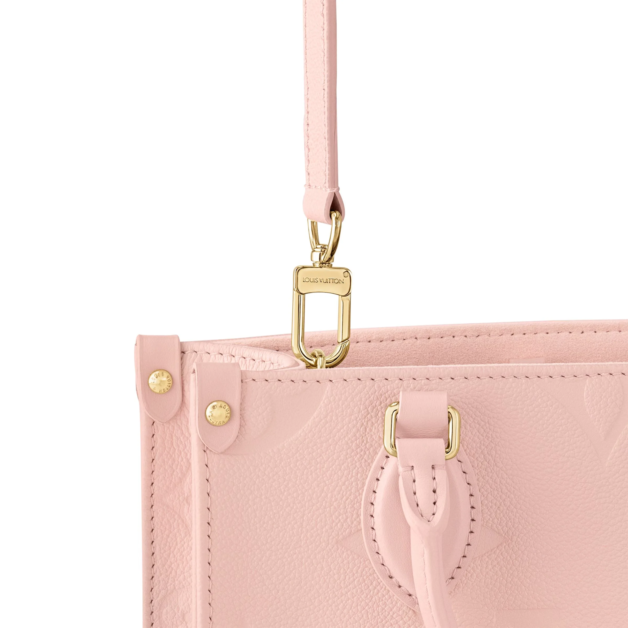 Louis Vuitton OnTheGo PM Tote Bag / Pink Gold Hardware - Image 5