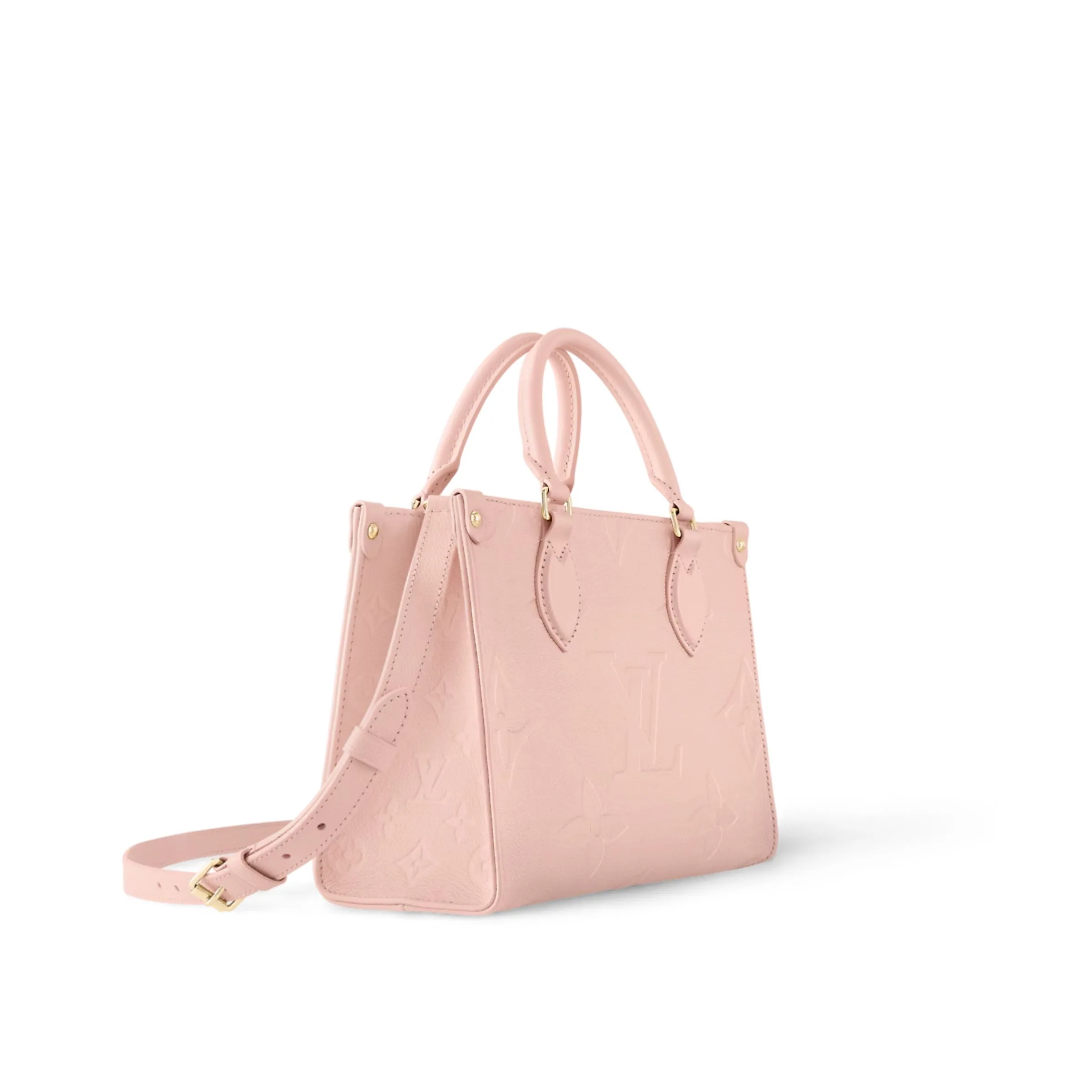 Louis Vuitton OnTheGo PM Tote Bag / Pink Gold Hardware - Image 4