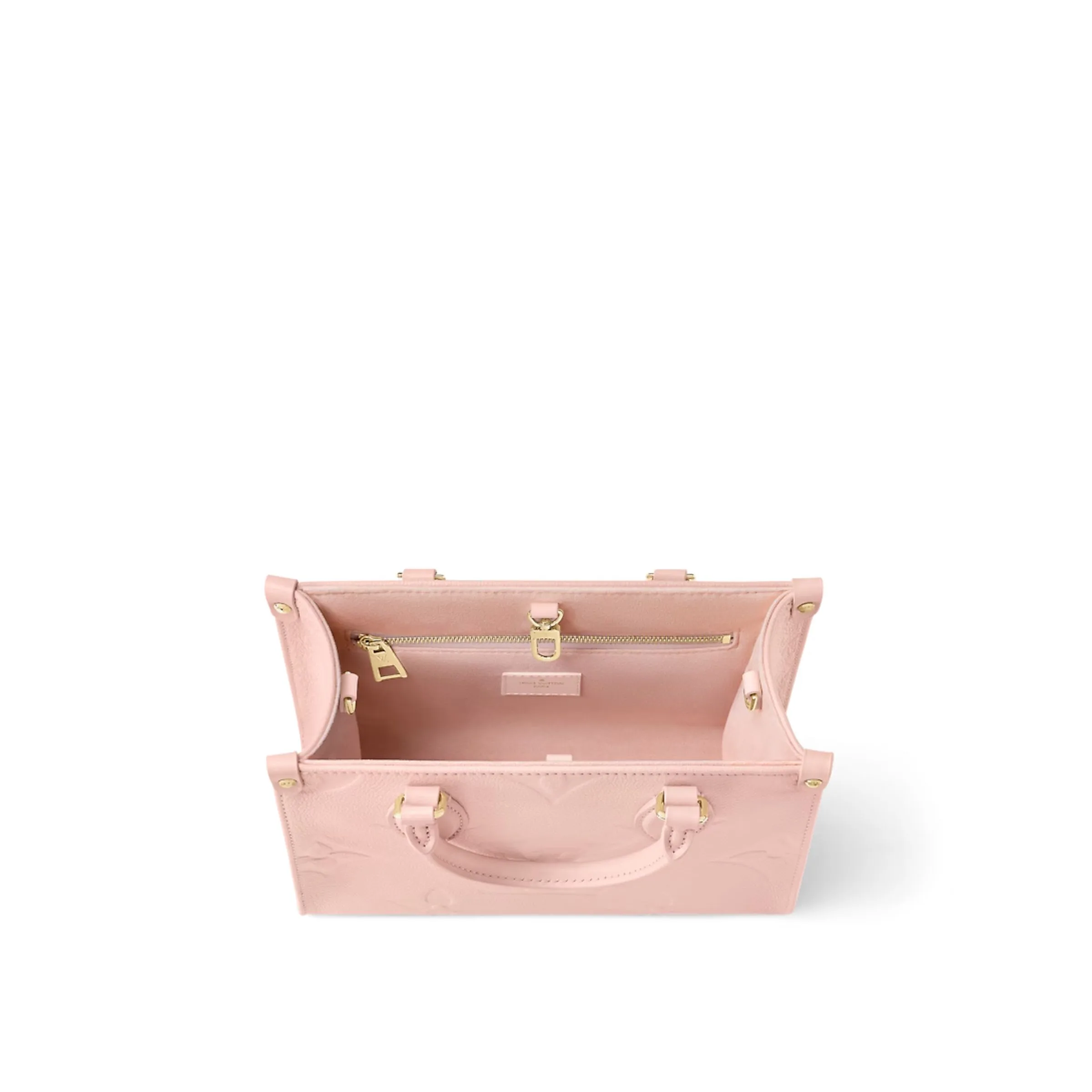 Louis Vuitton OnTheGo PM Tote Bag / Pink Gold Hardware - Image 3