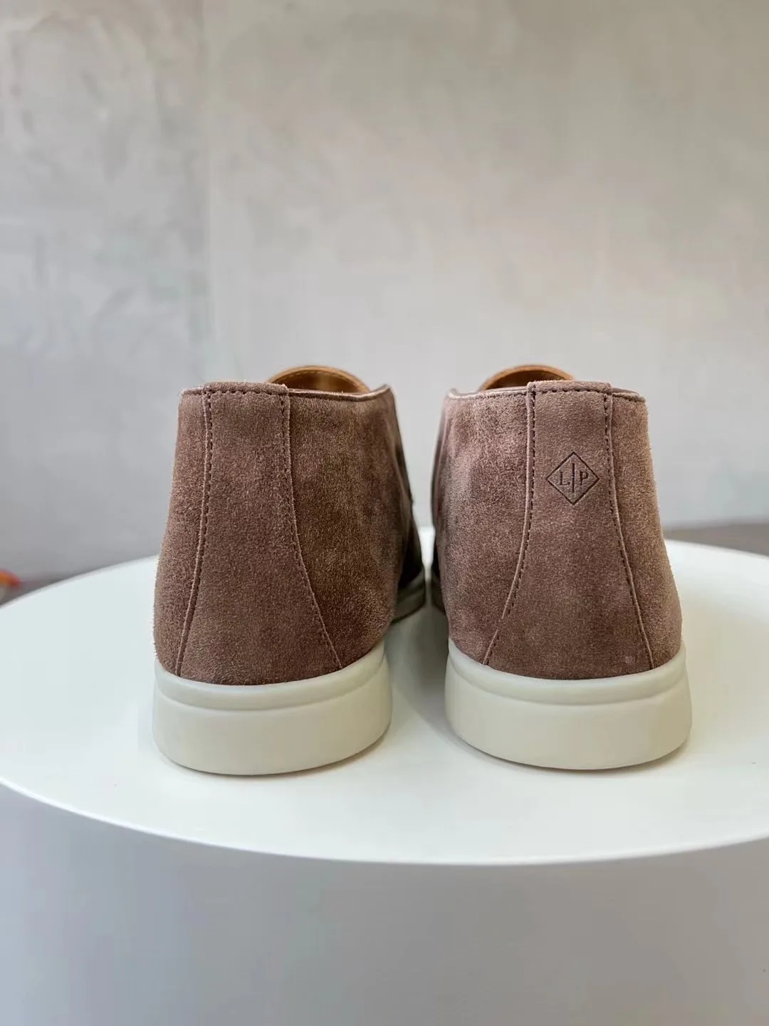 Loro Piana Open Walk Chukka Boots Grey - Image 4