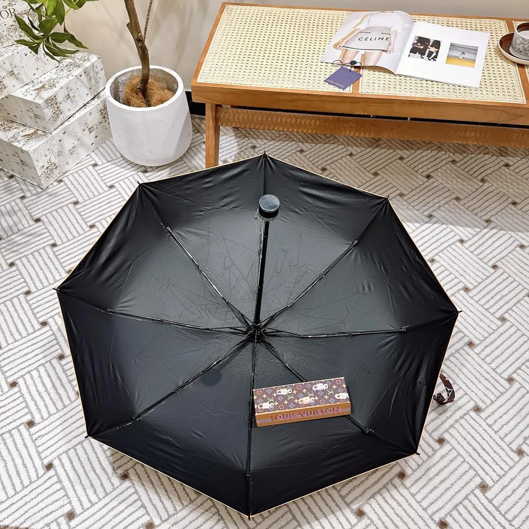 Louis Vuitton Opening Folding Monogram Umbrella Brown - Image 3