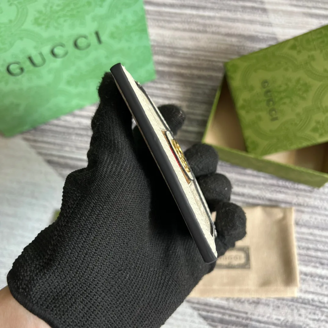 Gucci Ophidia GG card case White / - Image 9