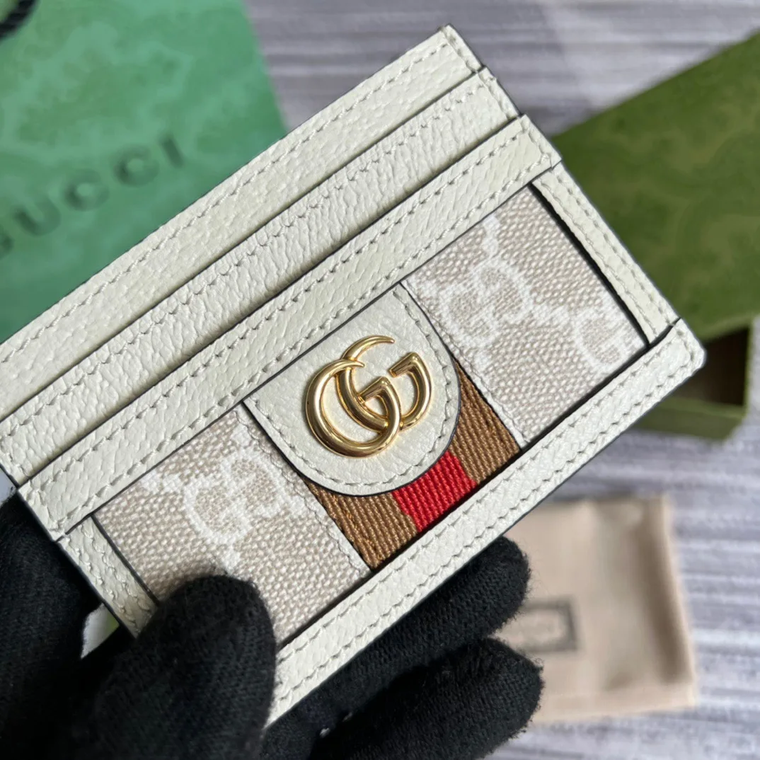 Gucci Ophidia GG card case White / - Image 5