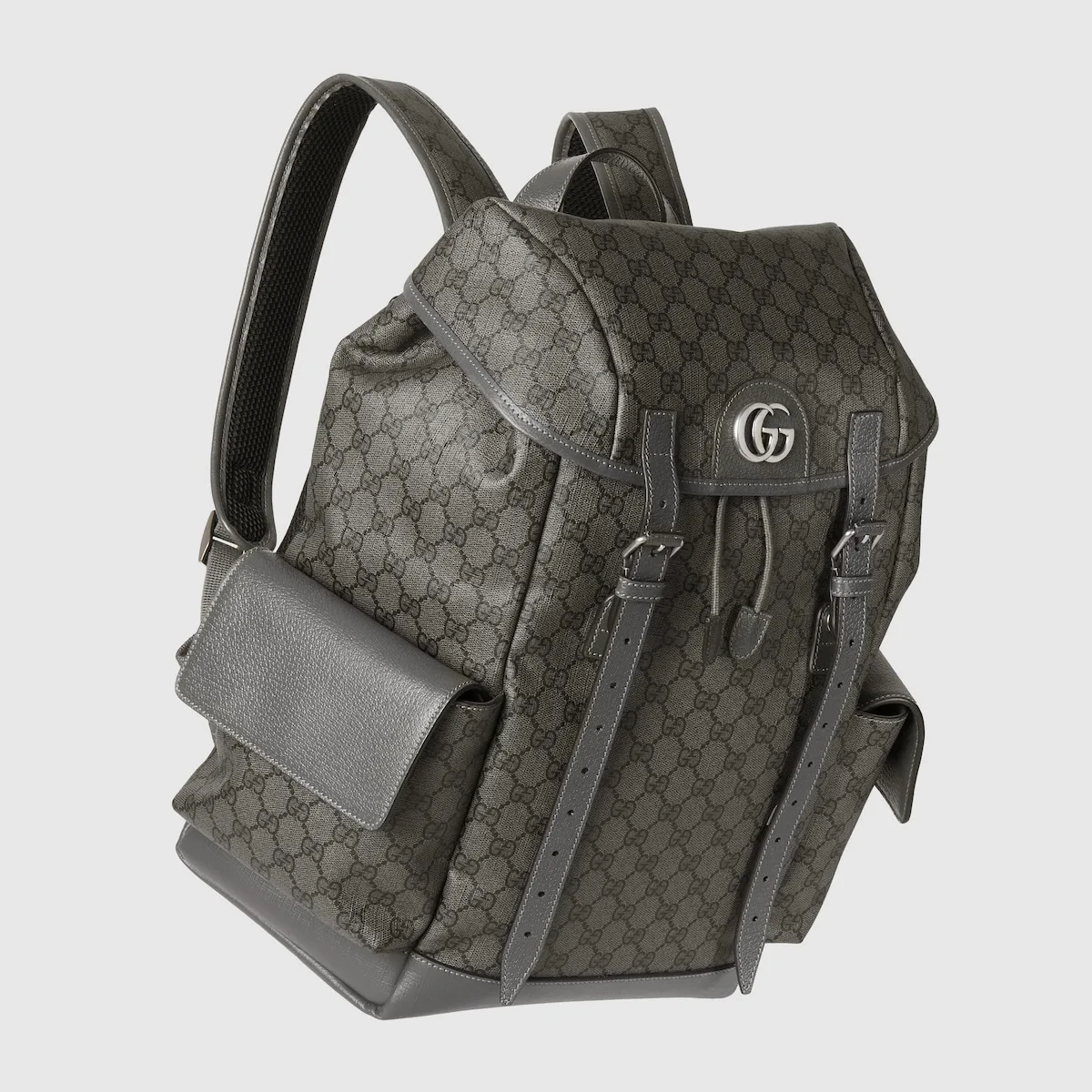 Gucci Ophidia Medium Backpack / Grey Palladium Hardware - Image 3