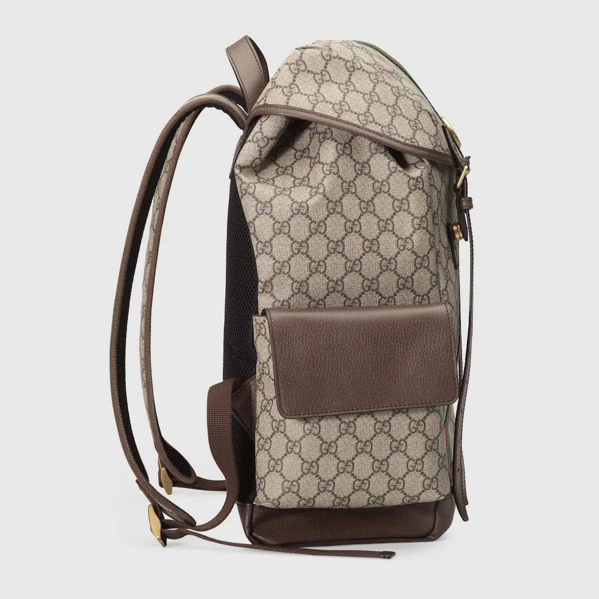 Gucci Ophidia Medium Backpack / Beige Gold Hardware - Image 5