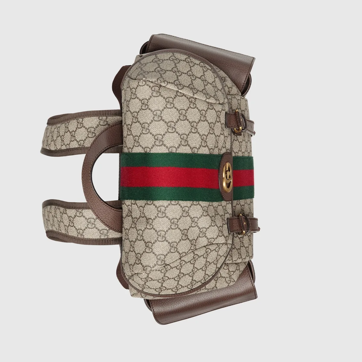 Gucci Ophidia Medium Backpack / Beige Gold Hardware - Image 4