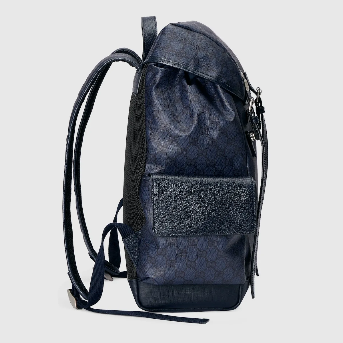 Gucci Ophidia Medium Backpack / Blue Palladium Hardware - Image 5