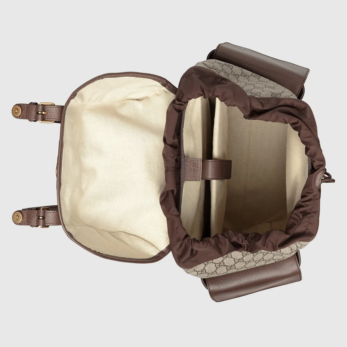 Gucci Ophidia Medium Backpack / Beige Gold Hardware - Image 3
