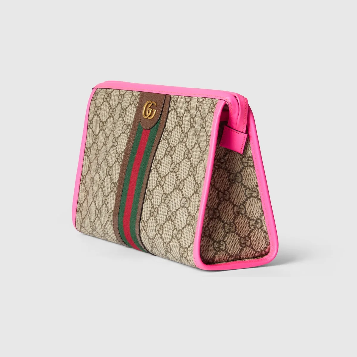 Gucci Ophidia Clutch & Pouch / Beige Gold Hardware - Image 7