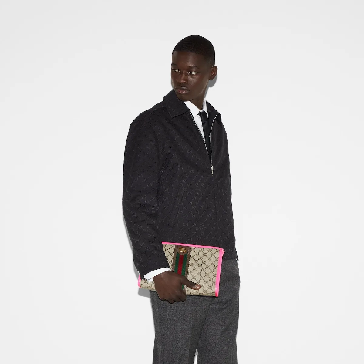 Alternative view of Gucci Ophidia Clutch & Pouch / Beige Gold Hardware