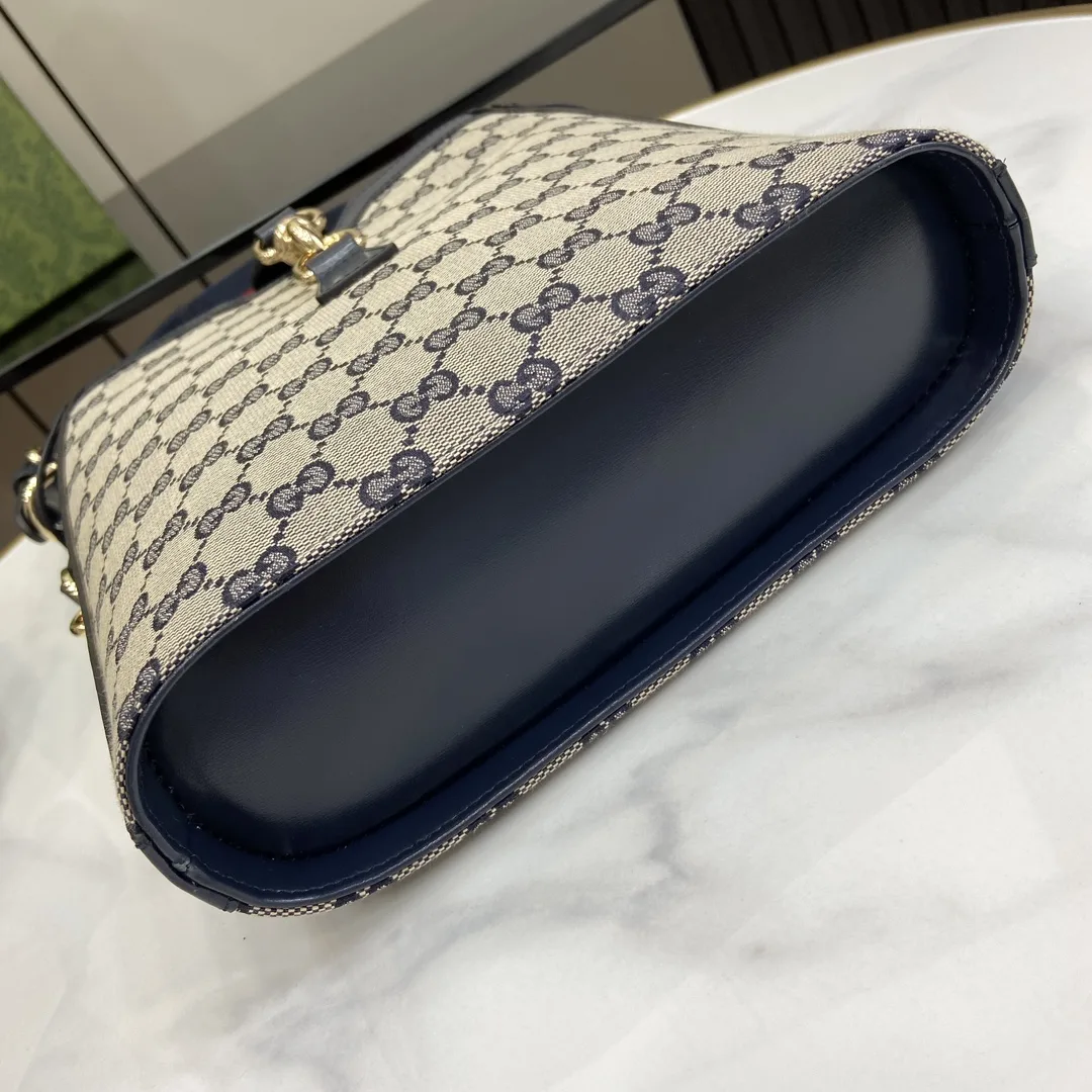 Gucci Original GG Small Bucket Bag Beige / - Image 8
