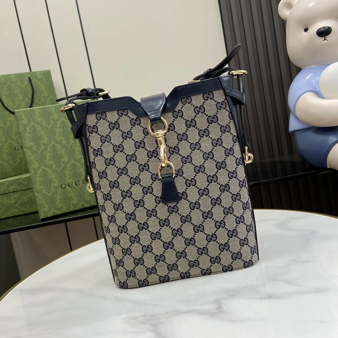 Gucci Original GG Small Bucket Bag Beige / - Image 6