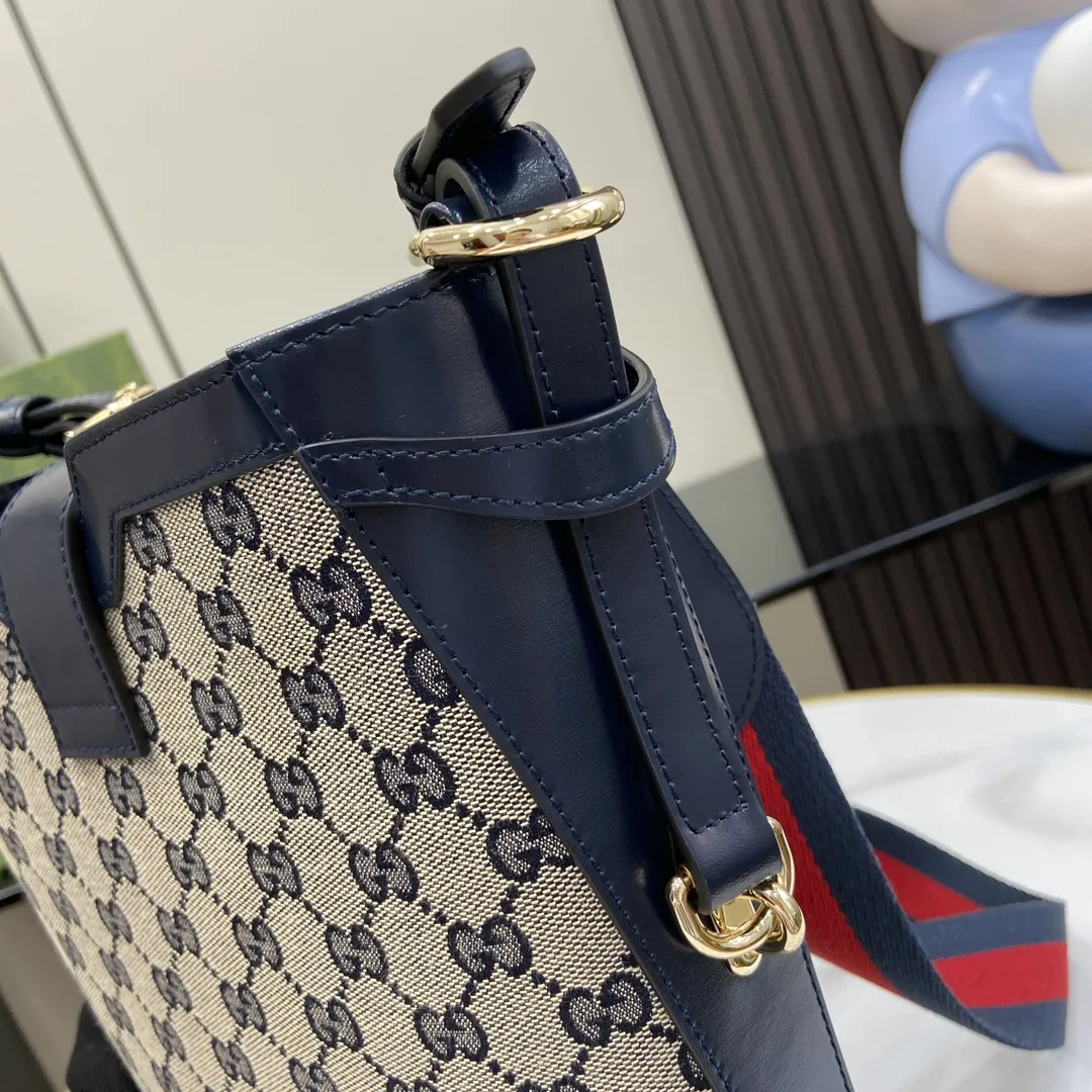 Gucci Original GG Small Bucket Bag Beige / - Image 4