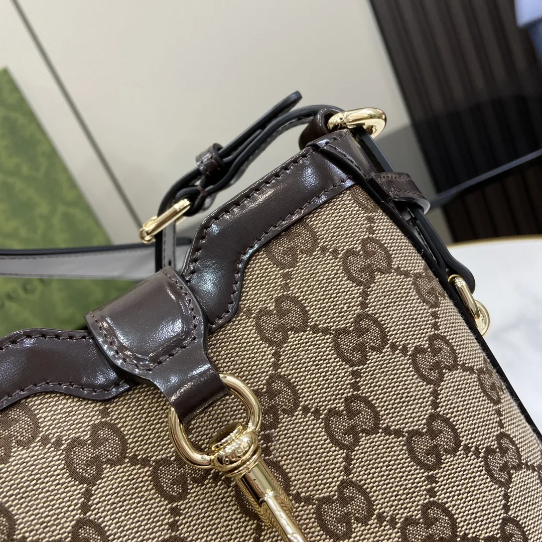 Gucci Original GG Small Bucket Bag Beige / - Image 4