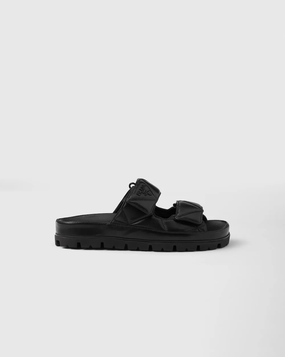 Prada Padded Nappa Sandals Black / 1X721M_038_F0002_F_020 - Image 5