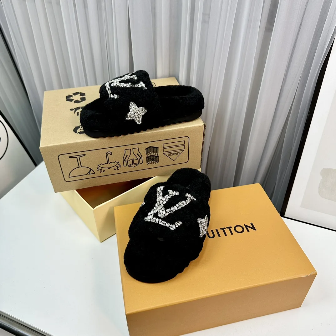 Alternative view of Louis Vuitton Paseo Flat Comfort Mule Black