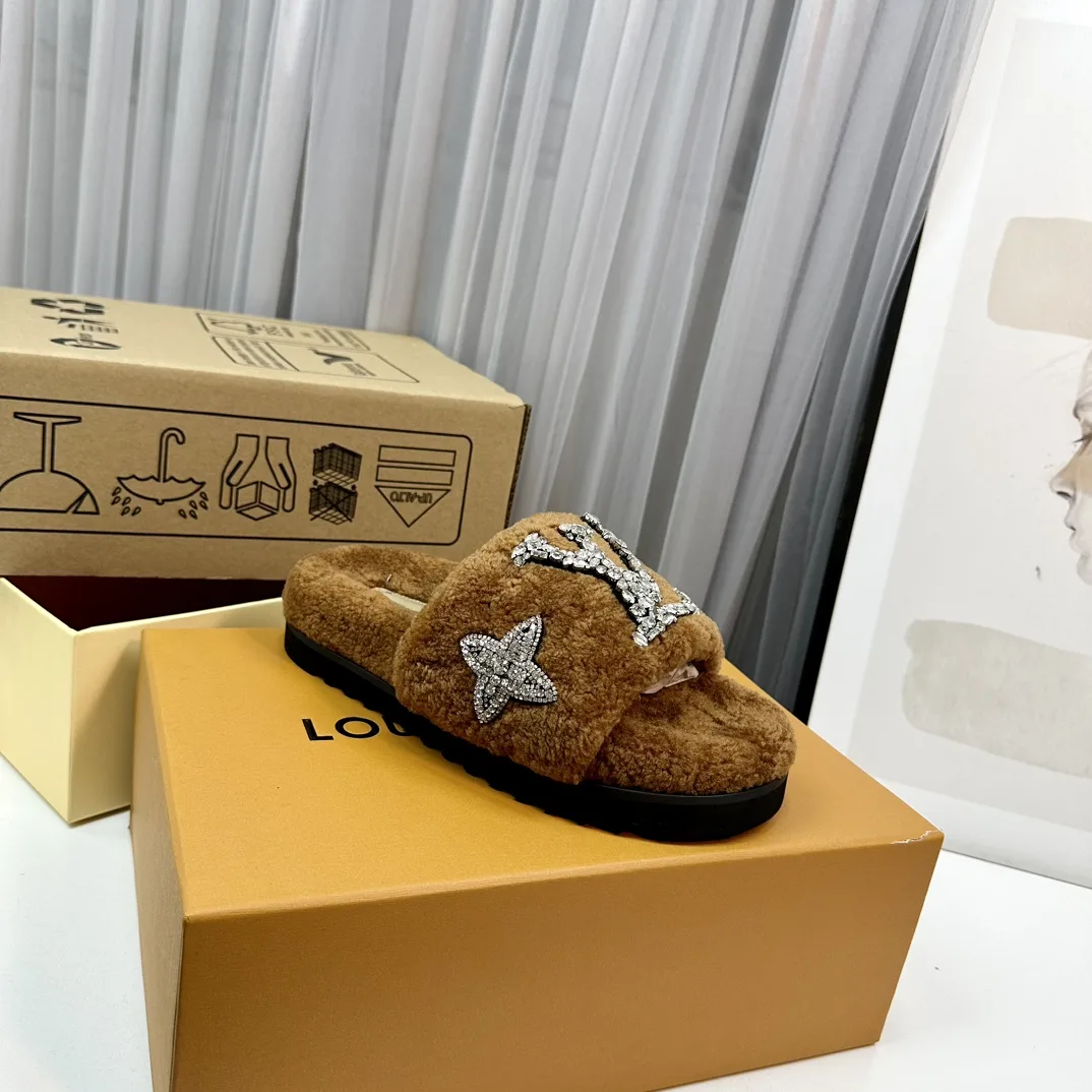 Alternative view of Louis Vuitton Paseo Flat Comfort Mule Brown