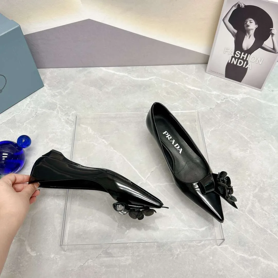 Alternative view of Prada Patent Pumps Black