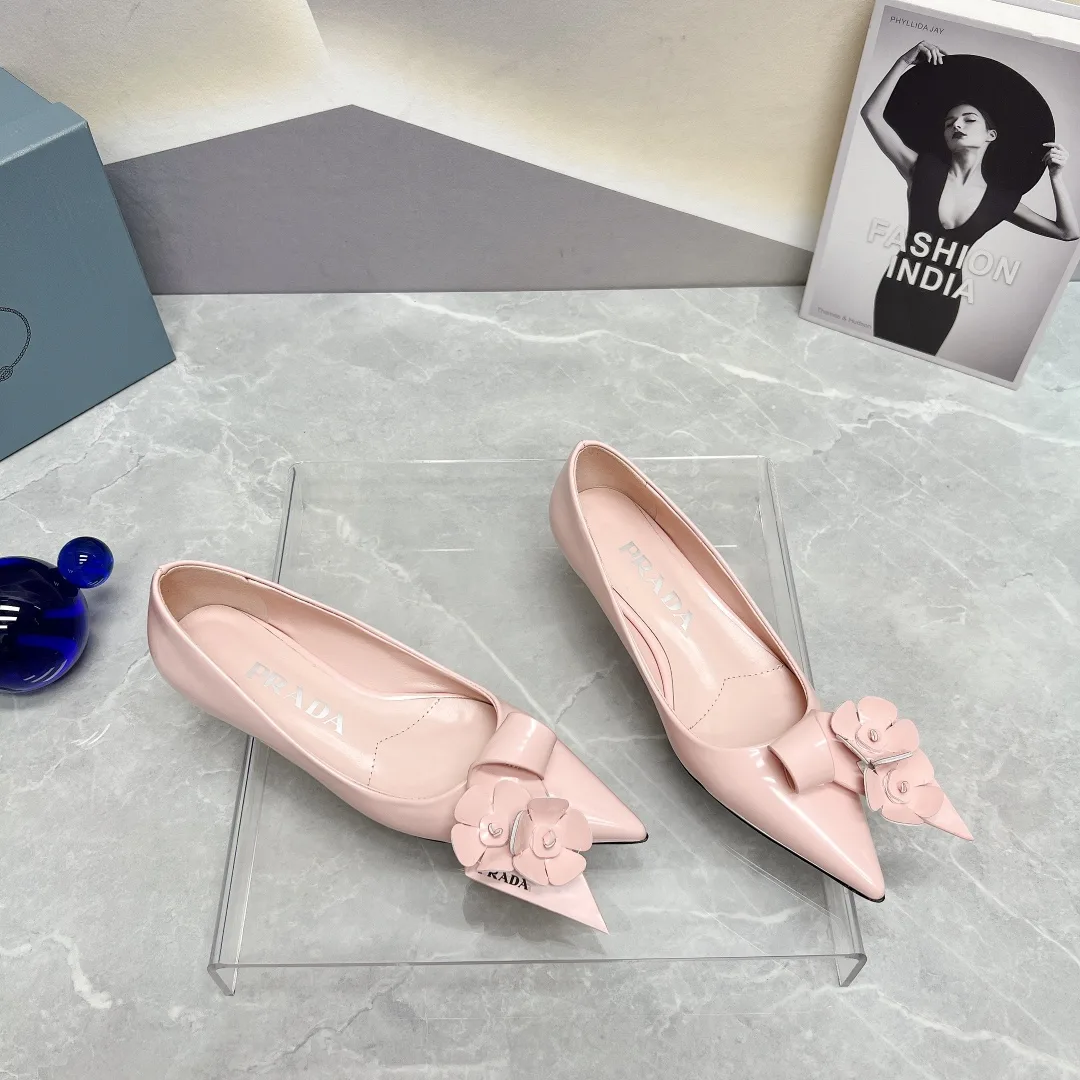 Alternative view of Prada Patent Pumps Pink