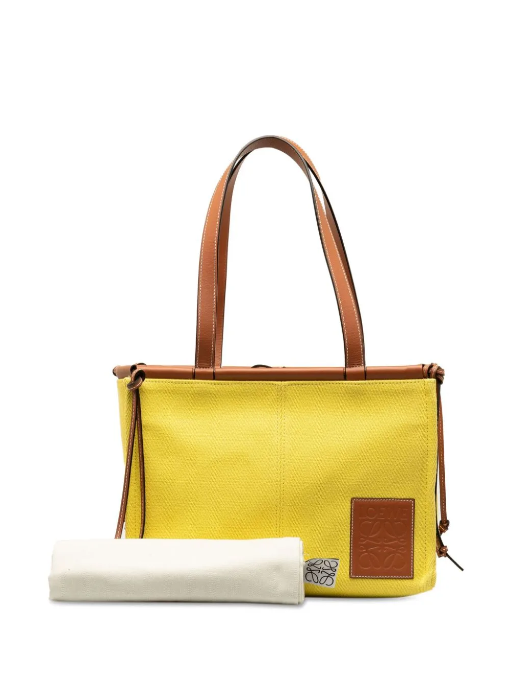 Loewe Paula's Ibiza Cushion Tote Bag Yellow 13.4 Inches/ 1RG0F7BJVYGAM1GR - Image 3