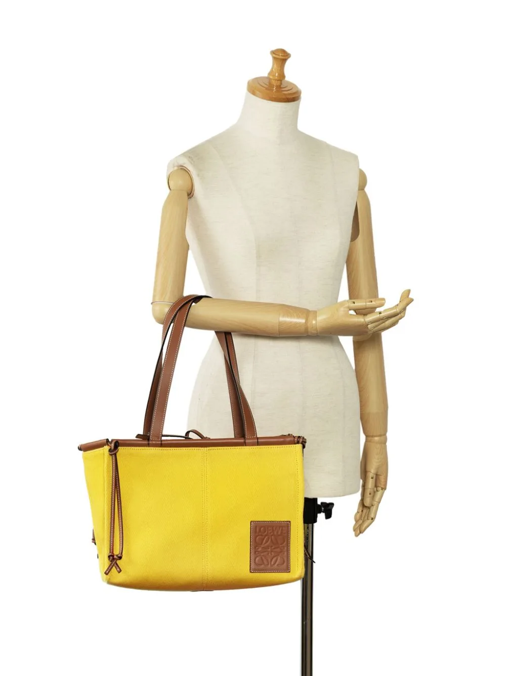 Alternative view of Loewe Paula's Ibiza Cushion Tote Bag Yellow 13.4 Inches/ 1RG0F7BJVYGAM1GR