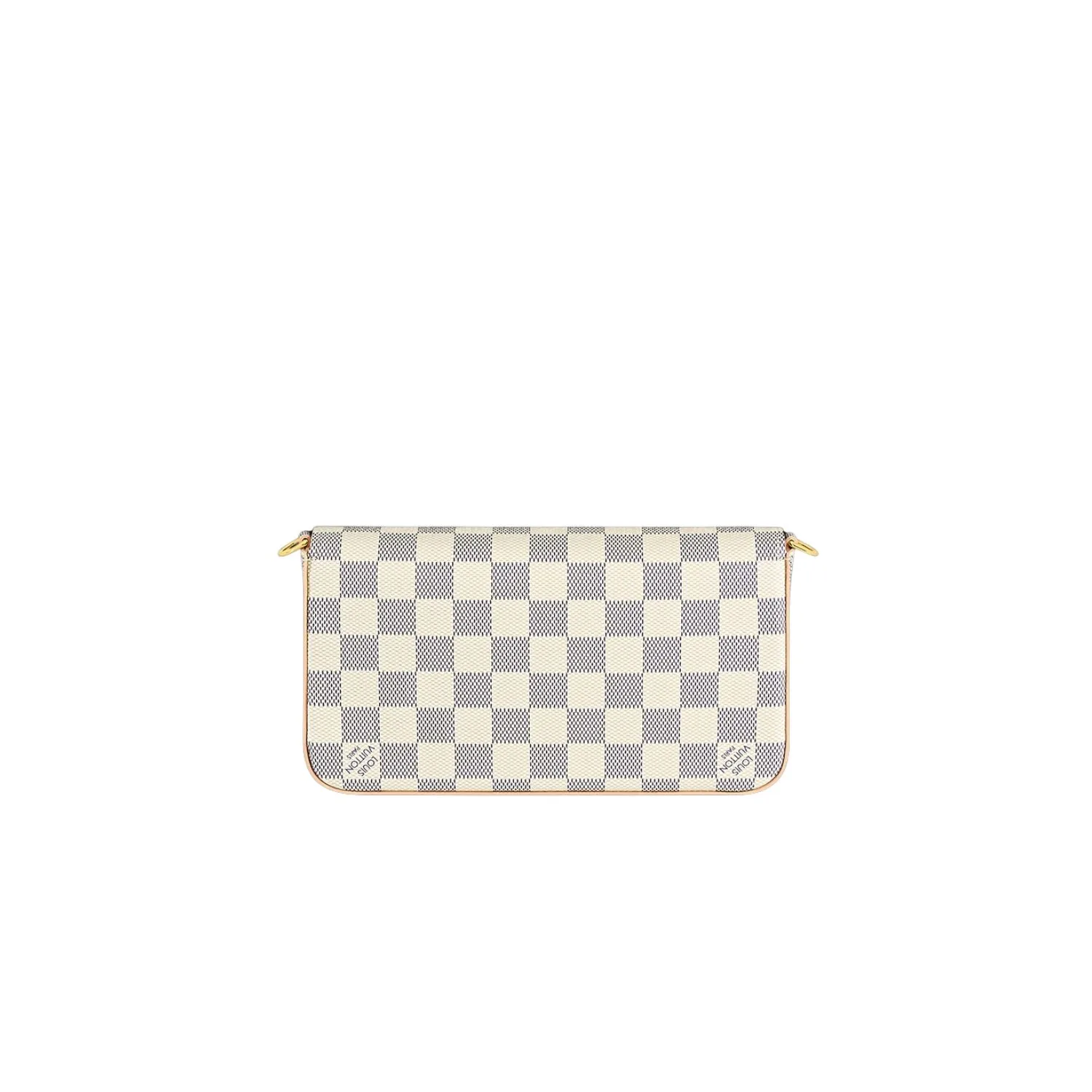 Louis Vuitton Pochette Felicie Shoulder Bag / Multicolor Damier Azur Canvas Gold Hardware - Image 5